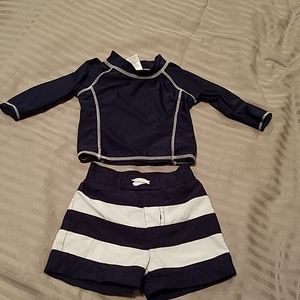 Swim suit set 3-12 month boy
